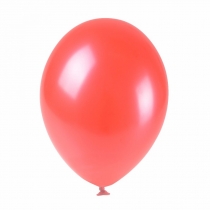 Metallic Balloons 28cm 100 pcs Red